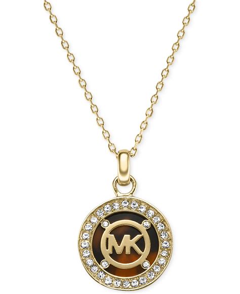 michael kors necklace fake|michael kors gold necklace for women.